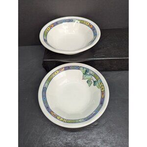 Villeroy & Boch Luxembourg Geo 0149 Dessert Bowl 10 Panel Geometric Set of 2